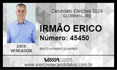 Candidato IRMÃO ERICO 2024 - GLORINHA - Eleições