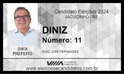 Candidato DINIZ 2024 - JACUIZINHO - Eleições