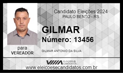 Candidato GILMAR 2024 - PAULO BENTO - Eleições