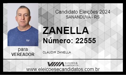 Candidato ZANELLA 2024 - SANANDUVA - Eleições