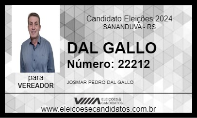 Candidato DAL GALLO 2024 - SANANDUVA - Eleições