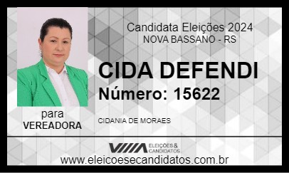 Candidato CIDA DEFENDI 2024 - NOVA BASSANO - Eleições