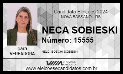 Candidato NECA SOBIESKI 2024 - NOVA BASSANO - Eleições