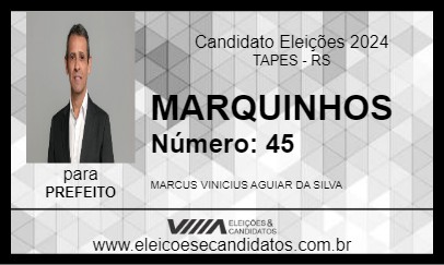 Candidato MARQUINHOS 2024 - TAPES - Eleições