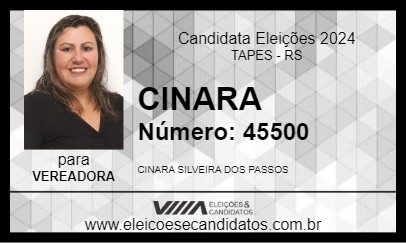 Candidato CINARA 2024 - TAPES - Eleições