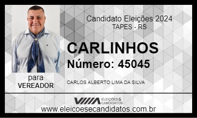 Candidato CARLINHOS 2024 - TAPES - Eleições