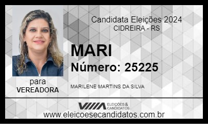 Candidato MARI 2024 - CIDREIRA - Eleições