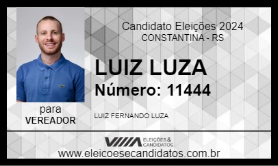 Candidato LUIZ LUZA 2024 - CONSTANTINA - Eleições