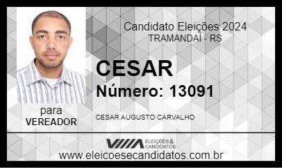 Candidato CESAR 2024 - TRAMANDAÍ - Eleições