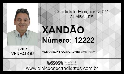 Candidato XANDÃO 2024 - GUAÍBA - Eleições