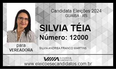 Candidato SILVIA TÉIA 2024 - GUAÍBA - Eleições