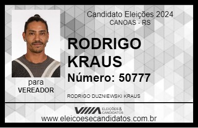 Candidato RODRIGO DUZNIEWSKI 2024 - CANOAS - Eleições