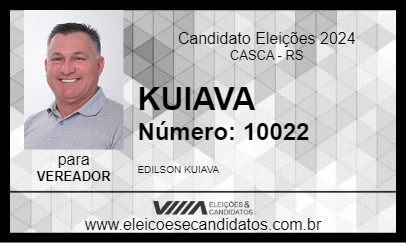 Candidato KUIAVA 2024 - CASCA - Eleições