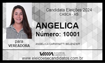 Candidato ANGELICA 2024 - CASCA - Eleições