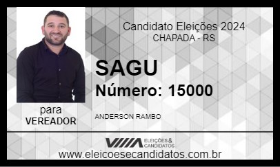 Candidato SAGU 2024 - CHAPADA - Eleições