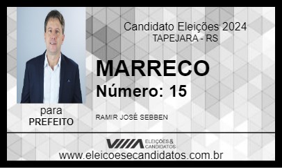 Candidato MARRECO 2024 - TAPEJARA - Eleições