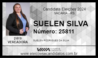 Candidato SUELEN SILVA 2024 - VACARIA - Eleições