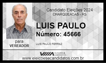 Candidato LUIS PAULO 2024 - CHARQUEADAS - Eleições