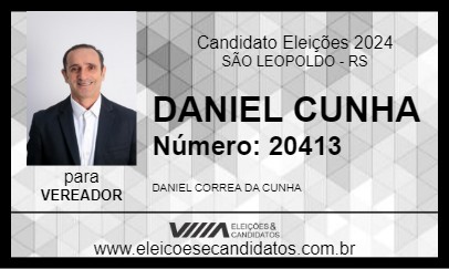 Candidato DANIEL CUNHA 2024 - SÃO LEOPOLDO - Eleições