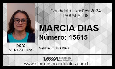 Candidato MARCIA DIAS 2024 - TAQUARA - Eleições