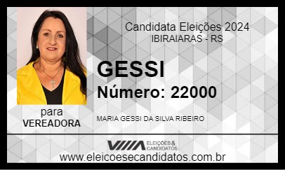 Candidato GESSI 2024 - IBIRAIARAS - Eleições