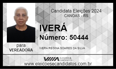 Candidato IVERÁ 2024 - CANOAS - Eleições