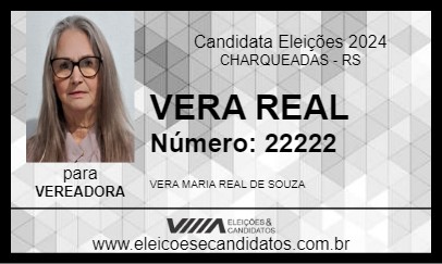 Candidato VERA REAL 2024 - CHARQUEADAS - Eleições