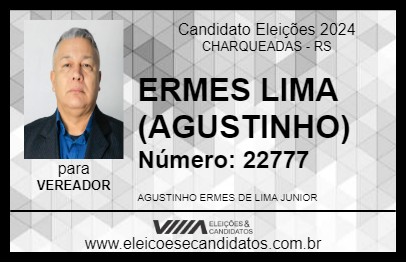 Candidato ERMES LIMA (AGUSTINHO) 2024 - CHARQUEADAS - Eleições