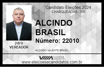 Candidato ALCINDO BRASIL 2024 - CHARQUEADAS - Eleições