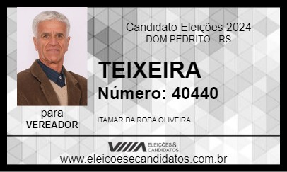 Candidato TEIXEIRA 2024 - DOM PEDRITO - Eleições