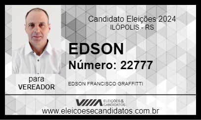 Candidato EDSON 2024 - ILÓPOLIS - Eleições