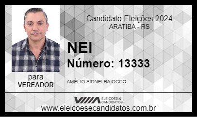 Candidato NEI 2024 - ARATIBA - Eleições