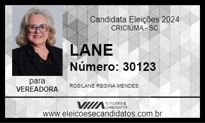 Candidato LANE 2024 - CRICIÚMA - Eleições