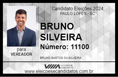 Candidato BRUNO SILVEIRA 2024 - PAULO LOPES - Eleições