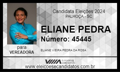 Candidato ELIANE PEDRA 2024 - PALHOÇA - Eleições