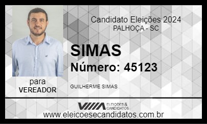 Candidato SIMAS 2024 - PALHOÇA - Eleições