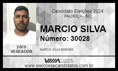 Candidato MARCIO SILVA 2024 - PALHOÇA - Eleições