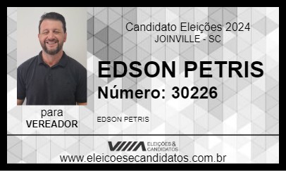 Candidato EDSON PETRIS 2024 - JOINVILLE - Eleições