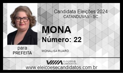 Candidato MONA 2024 - CATANDUVAS - Eleições