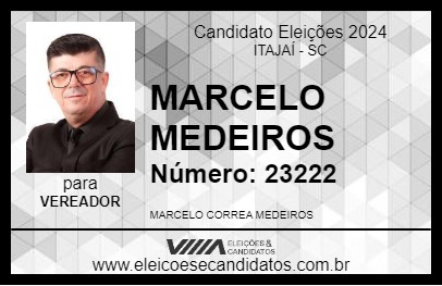 Candidato MARCELO MEDEIROS 2024 - ITAJAÍ - Eleições