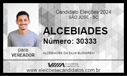 Candidato ALCEBIADES 2024 - SÃO JOSÉ - Eleições