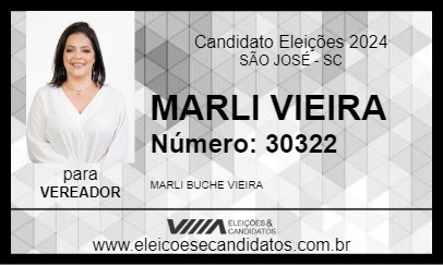 Candidato MARLI VIEIRA 2024 - SÃO JOSÉ - Eleições