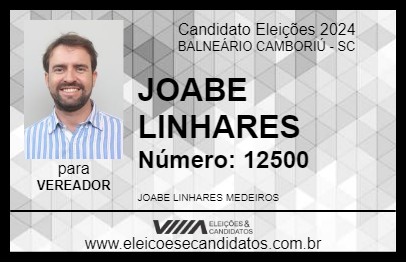 Candidato JOABE LINHARES 2024 - BALNEÁRIO CAMBORIÚ - Eleições