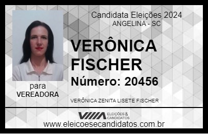 Candidato VERÔNICA FISCHER 2024 - ANGELINA - Eleições