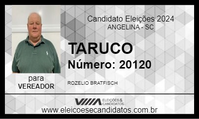 Candidato TARUCO 2024 - ANGELINA - Eleições