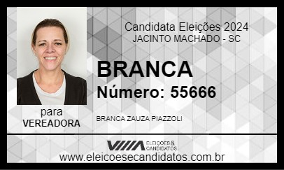 Candidato BRANCA 2024 - JACINTO MACHADO - Eleições