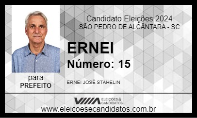 Candidato ERNEI 2024 - SÃO PEDRO DE ALCÂNTARA - Eleições