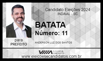 Candidato BATATA 2024 - INDAIAL - Eleições