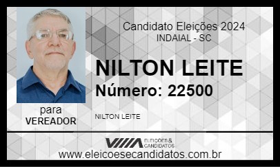 Candidato NILTON LEITE 2024 - INDAIAL - Eleições