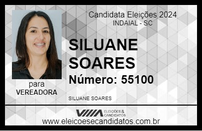 Candidato SILUANE SOARES 2024 - INDAIAL - Eleições